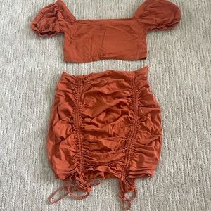 Pretty Little Thing skirt & top set